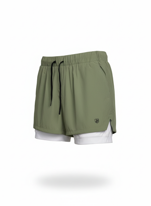 JHNERGY STORE short deportivo 2 en 1 compresion