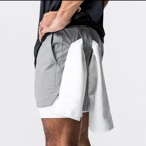 JHNERGY STORE short deportivo 2 en 1 compresion