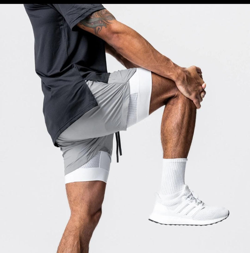 JHNERGY STORE short deportivo 2 en 1 compresion