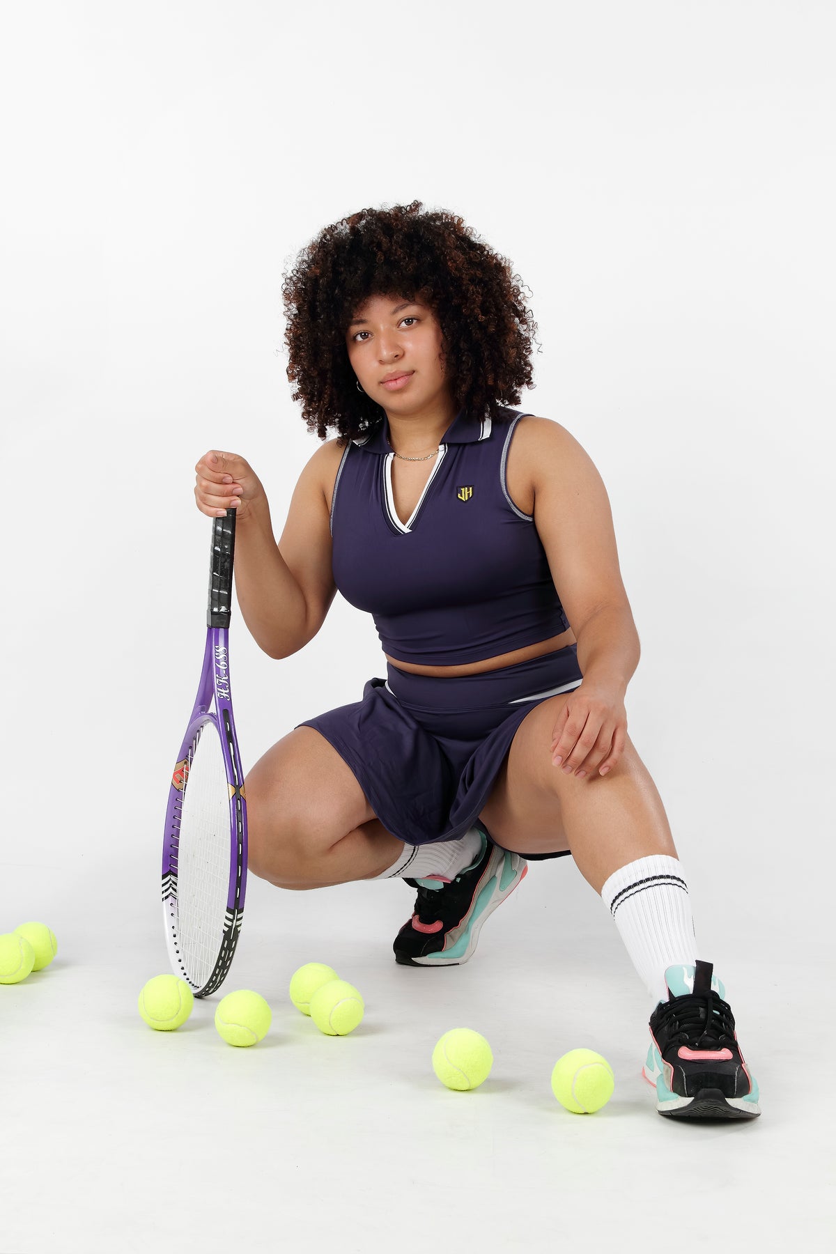Conjunto Tenis y Pádel Mujer Top Polo + Falda