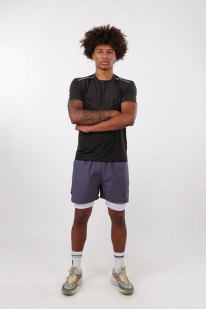Short Deportivo hombre 2 en 1 con Compresión