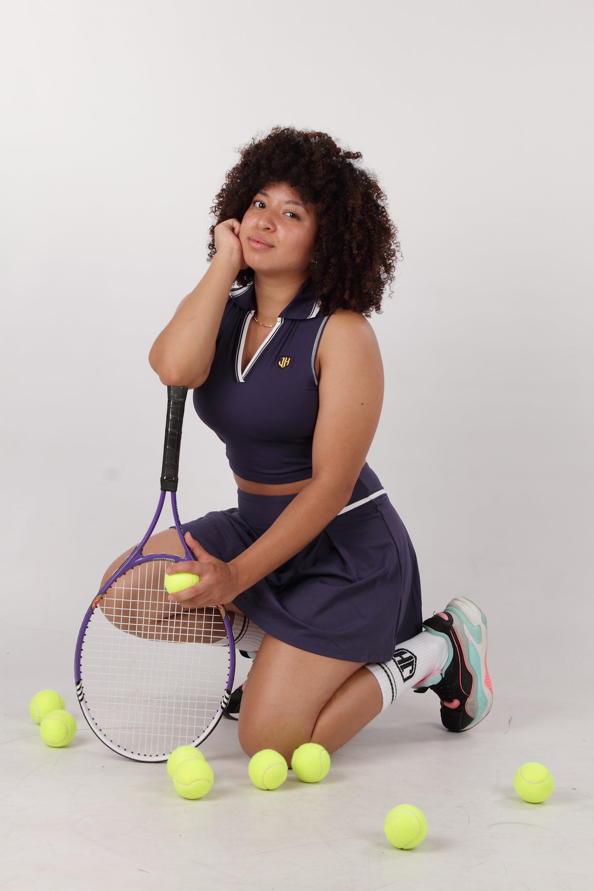 Conjunto Tenis y Pádel Mujer Top Polo + Falda